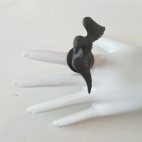 GASOLINE GLAMOUR PATINA EAGLE RING - Picture 4 of 5